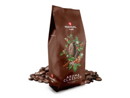 manuel caffe aroma classico zrnkova kava 1kg