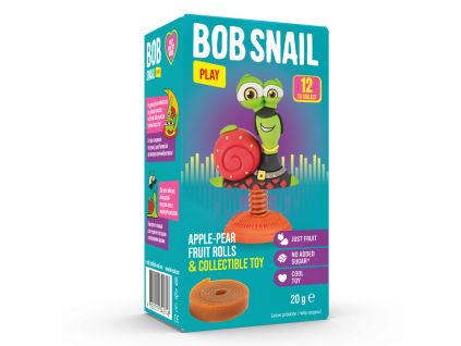 Šnek BOB jablko-hruška s hračkou 20 g