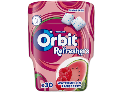 Wrigley's Orbit Refreshers Malina Meloun dražé dóza 67g