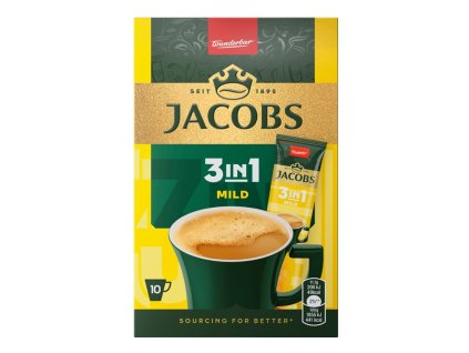 Jacobs Latte 3v1 Instantní káva 10 x 11,1g