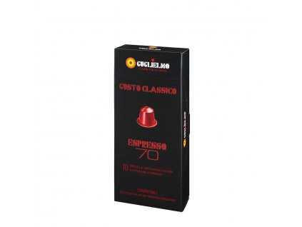 kapsle guglielmo lespreso70 red kompatibilni s nespresso 10kusu