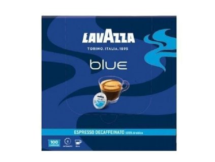 kapsle lavazza blue espresso decaffeinato soave bezkofeinova 100 arabica 100 kusu cena kapsle 6 kc