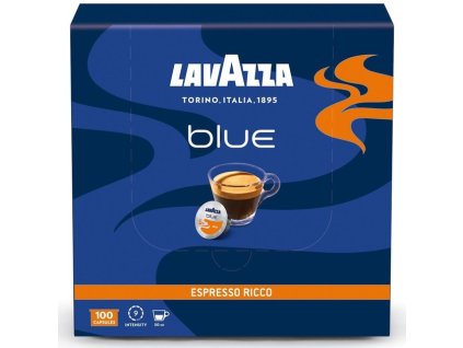 kapsle lavazza blue espresso ricco 100 kusu cena kapsle 6 kc