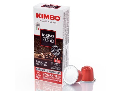 Kimbo Barista Espresso Napoli nespresso alu kapsle 10ks nejkafe cz