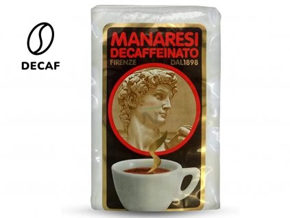 manaresi decaffeinato bezkofeinova mleta kava 250g