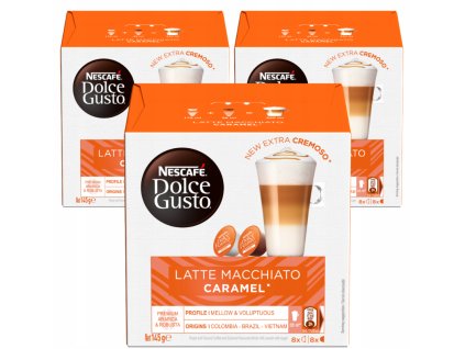 Nescafé dolce Gusto Macchiato Caramel 3 BALENÍ 3x16ks kapslí