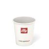 Illy papírový kelímek s víčkem na kávu bílý 89 mlA23267