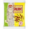 Špaldové miniplacky polomáčené v bílé polevě 150 g