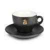 Zicaffe šálek na cappuccino černý nejkafe cz