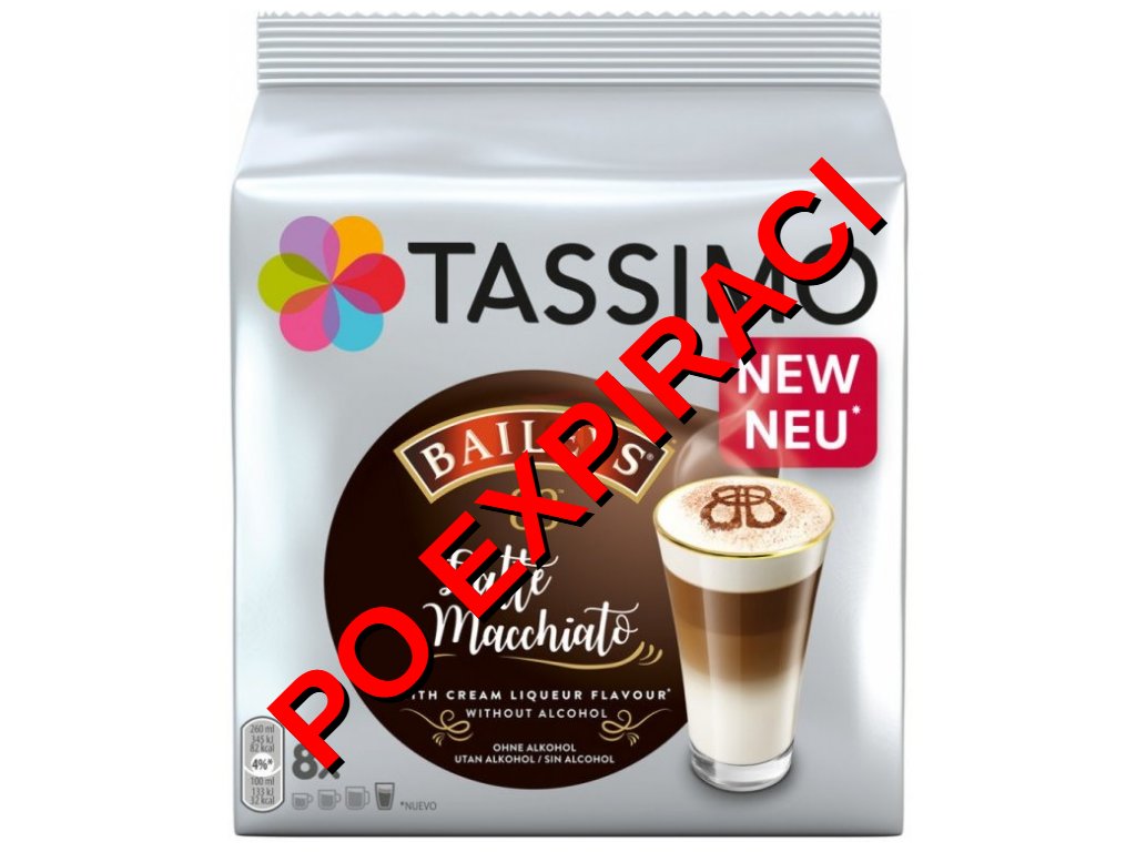 Tassimo Jacobs Baileys Latte Macchiato Po expiracii ⇒ €3,89