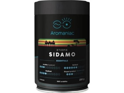 aromaniac etiopie sidamo mleta doza 250g nejkafe cz