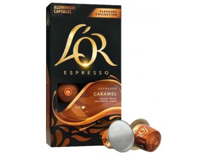 13234 1 hlinikove kapsle l or espresso caramel do nespresso 10ks