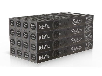 Kávové kapsle Italfoods Dolce Vita RISTRETTO do Nespresso 200 kusů