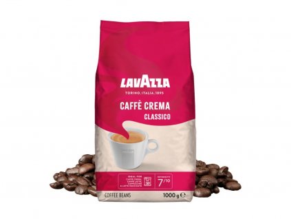 lavazza cafe crema classico zrnkova kava 1kg nejkafe cz