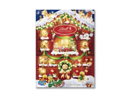 lindt teddy advent calendar 172g front