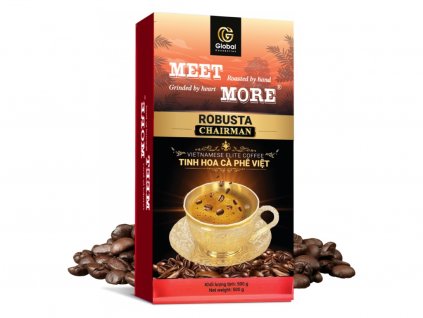 meet more arabica chairman robusta zrnkova kava 500g