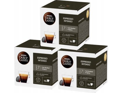 Nescafé Dolce Gusto ESPRESSO Intenso 3 BALENÍ 3x16ks kapslí