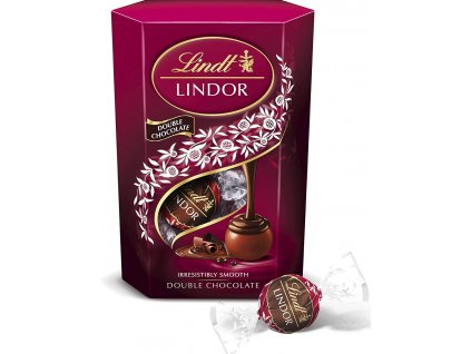 lindt lindor double chocolate 200g nejkafe cz