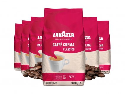 lavazza caffe crema classico zrnkova kava 6x1kg