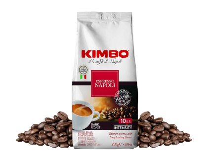 kimbo espresso napoli zrnkova kava 250 g nejkafe cz