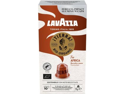 lavazza africa bio organic nespresso 10ks nejkafe cz