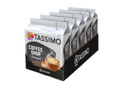 Tassimo Cappuccino Intenso 16 kapslí (8 nápojů) karton 5 balení