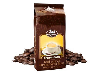 saquella crema dolce zrnkova kava 1 kg