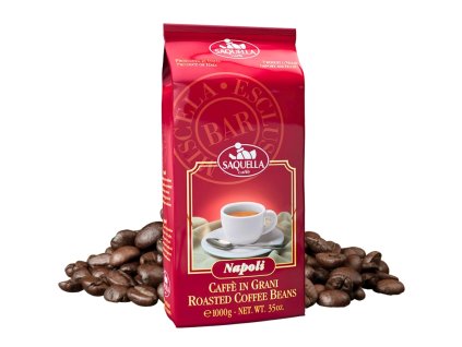 saquella napoli zrnkova kava 1 kg