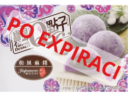 Qmochi Japonské Koláčky s příchutí Ube PO EXPIRACI 210g