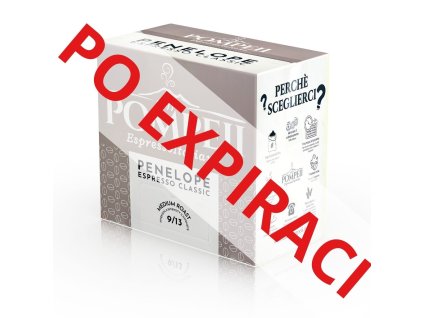 Caffe Pompeii Penelope Espresso Classic kávové PODy PO EXPIRACI 150ks