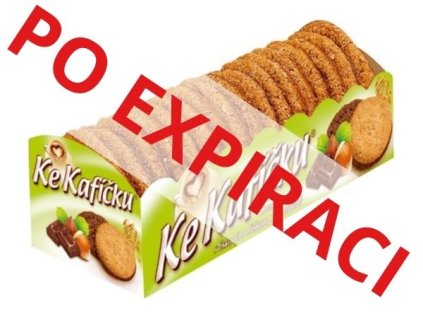 Ke kafíčku OVESNÉ sušenky lískooříškové polomáčené PO EXPIRACI 220 g