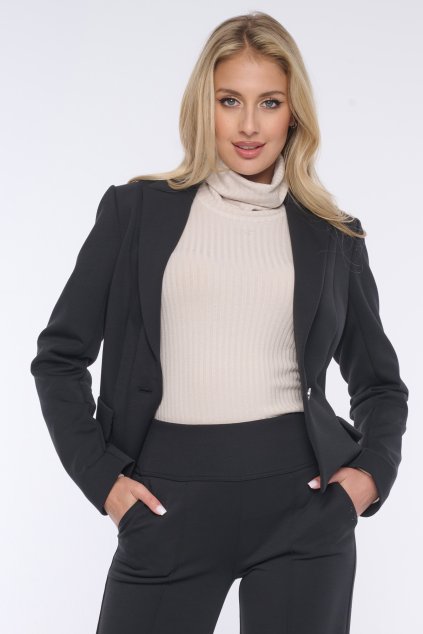 INFINITE 553-473 krátké sáčko s klopou černá