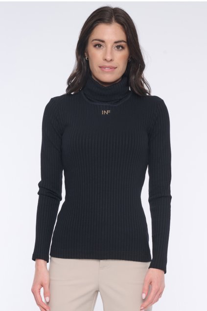 INFINITE 253-743D rolák dlouhý ruk. černý