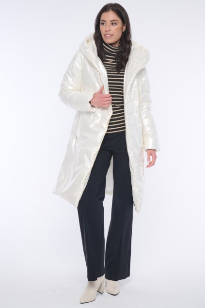 INFINITE 653-279 prošívaná bunda smetana