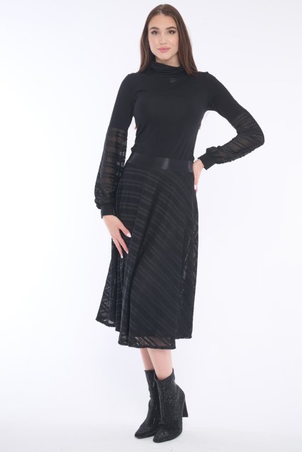 INFINITE 155-668B sukně černá