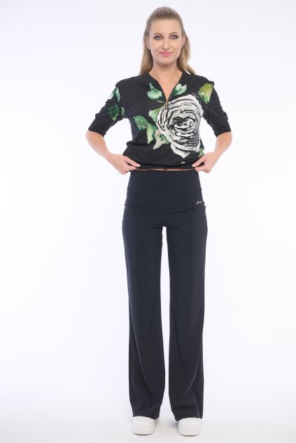 INFINITE 462-801 kalhoty volné černá