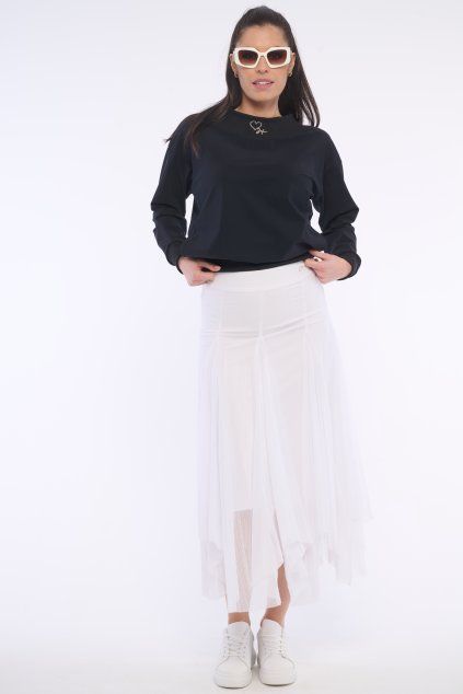 INFINITE 162-677 sukně tyl bílá