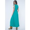 INFINITE ŠATY plisé 342-488 zelená emerald