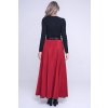 INFINITE 144-647D dlouhá sukně chilli