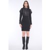 INFINITE 354-577 kancelářské šaty černá