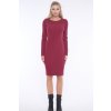 INFINITE 354-575B šaty basic merlot