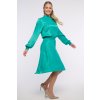 INFINITE 361-598 šaty midi smaragd