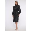 INFINITE 361-598 šaty midi černý vzor