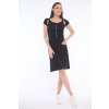 INFINITE 362-623 šaty s průstřihy černá