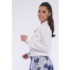 INFINITE 562-488 bundička džínového střihu bílá