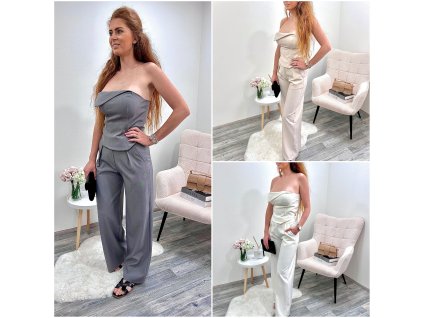 Stylový komplet topu & kalhot