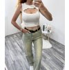 Crop top s průstřihem