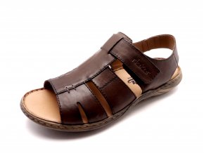 Pánské hnědé sandály 22073-25