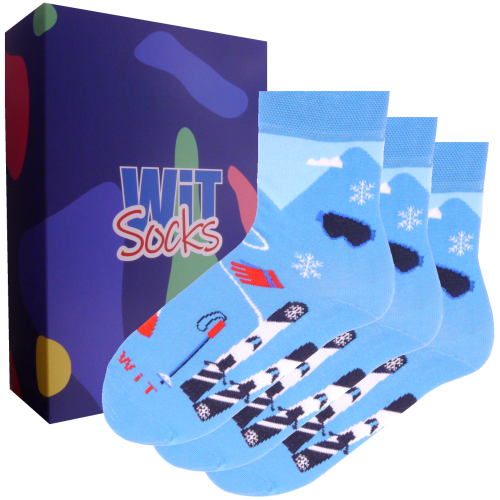 Dárkový set - Sporty - ponožky Lyže/Snowboard velikost: 39-42