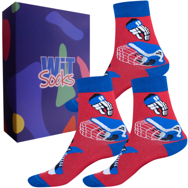 WiTSocks Dárkový set - Sporty - Hokej 2 velikost: 35-38